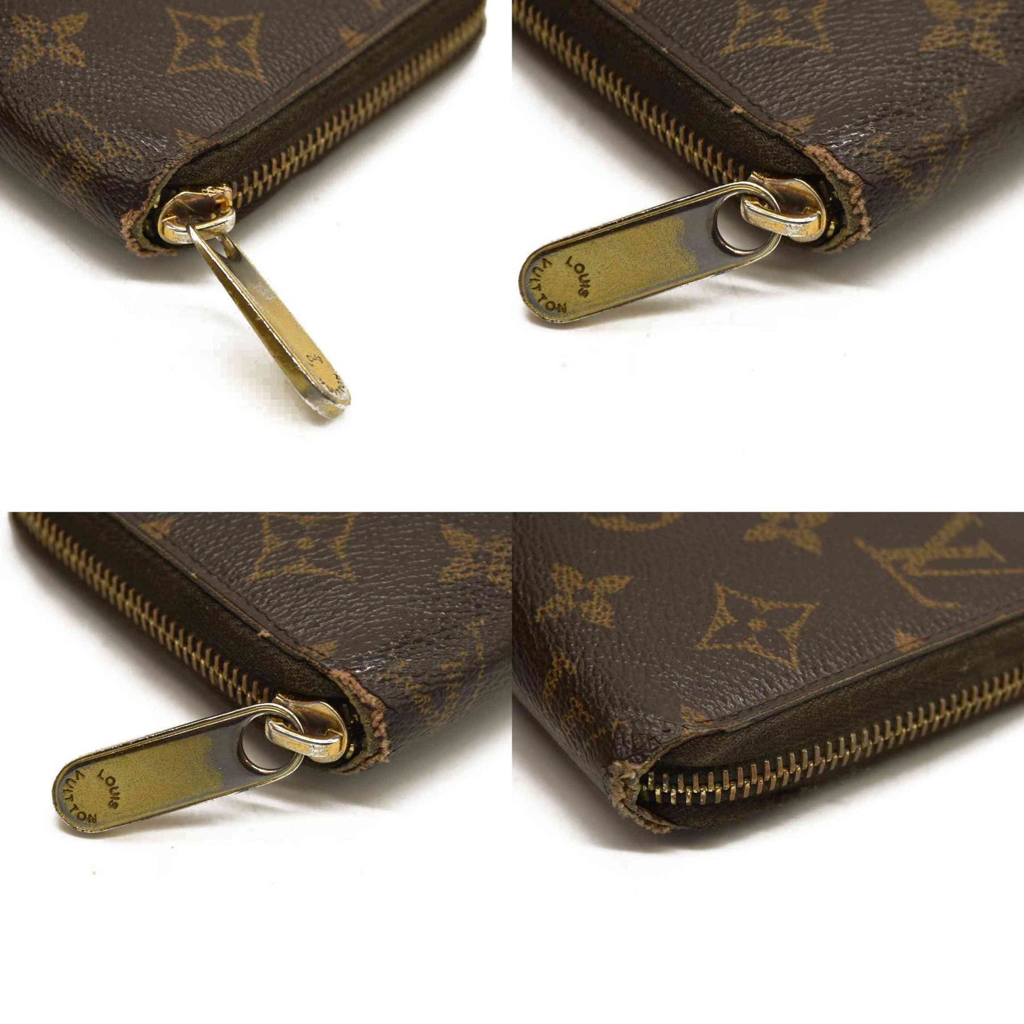 LOUIS VUITTON Monogram Zippy Wallet GI2182