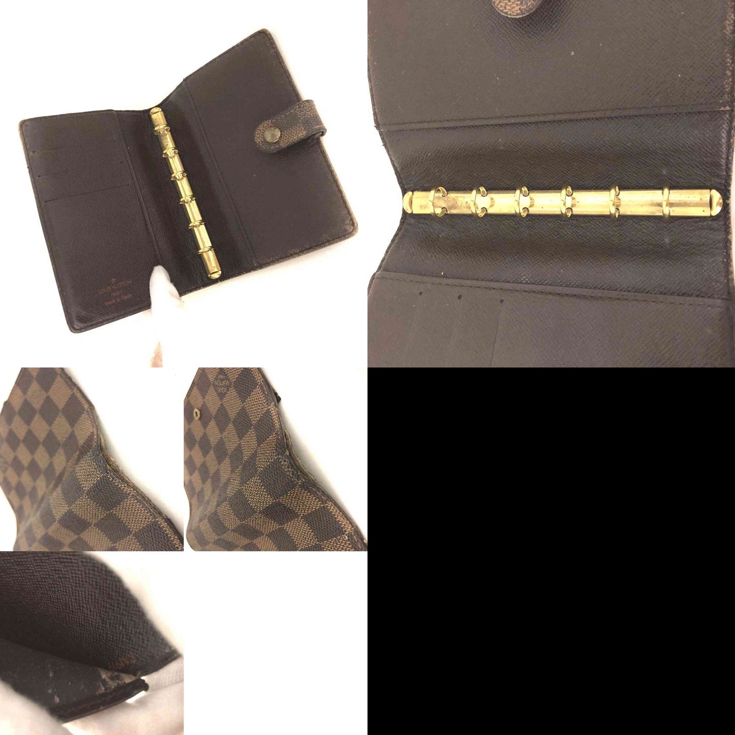 Louis Vuitton Damier Agenda PM Notebook Cover Brown CA1919