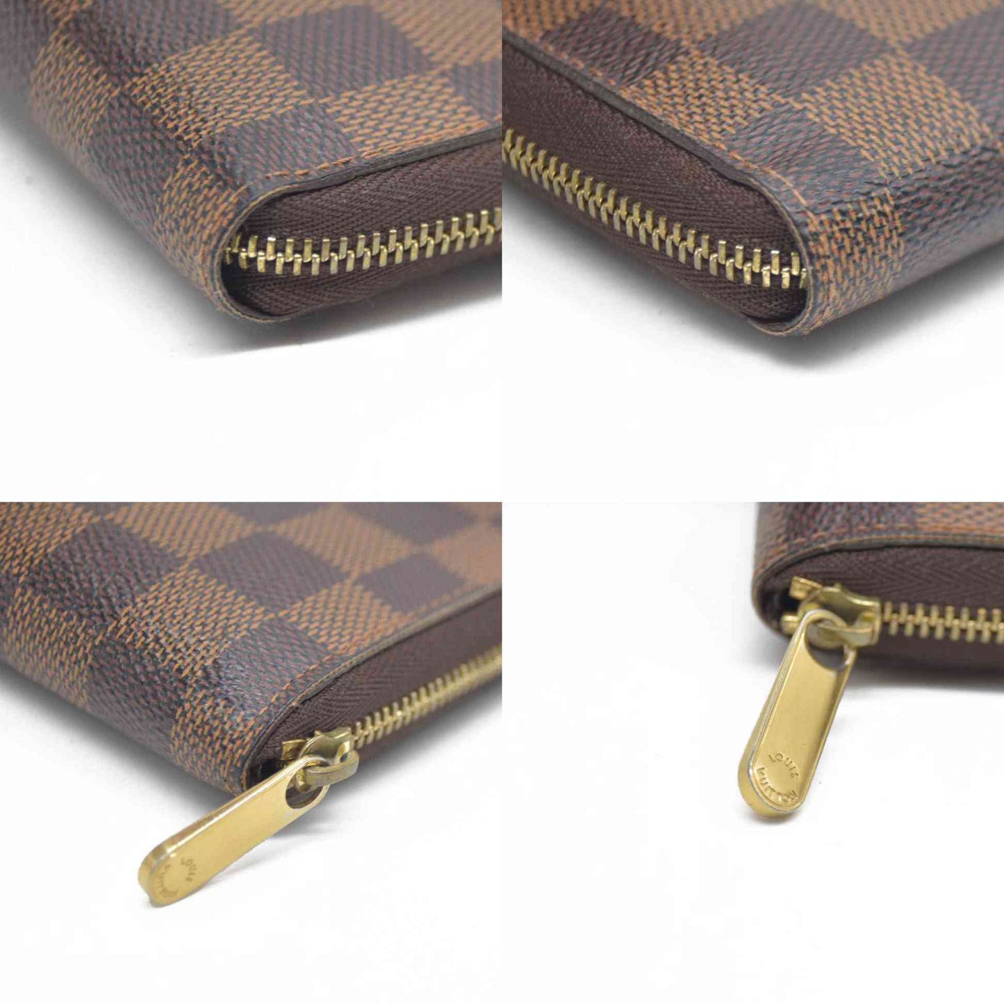Louis Vuitton $740 Damier Zippy Zip Coin Purse Wallet SN0172