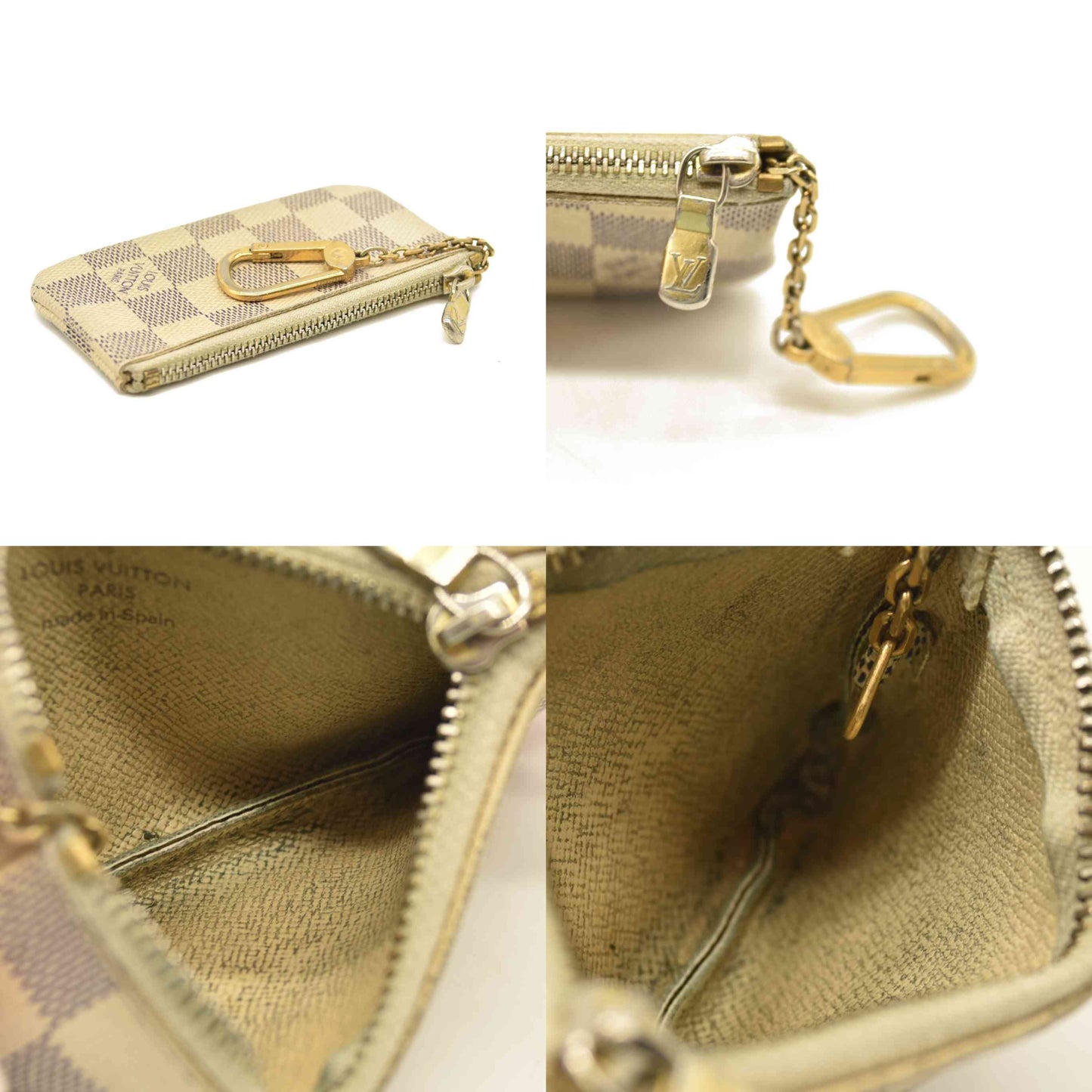 Louis Vuitton  Damier Azur Key Pouch CA0038