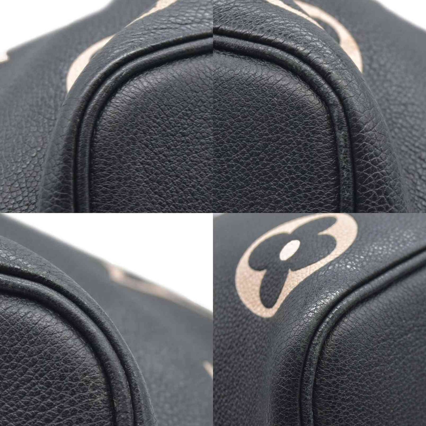 $3050 Louis Vuitton Neverfull NM Tote Bicolor Monogram Empreinte Giant MM