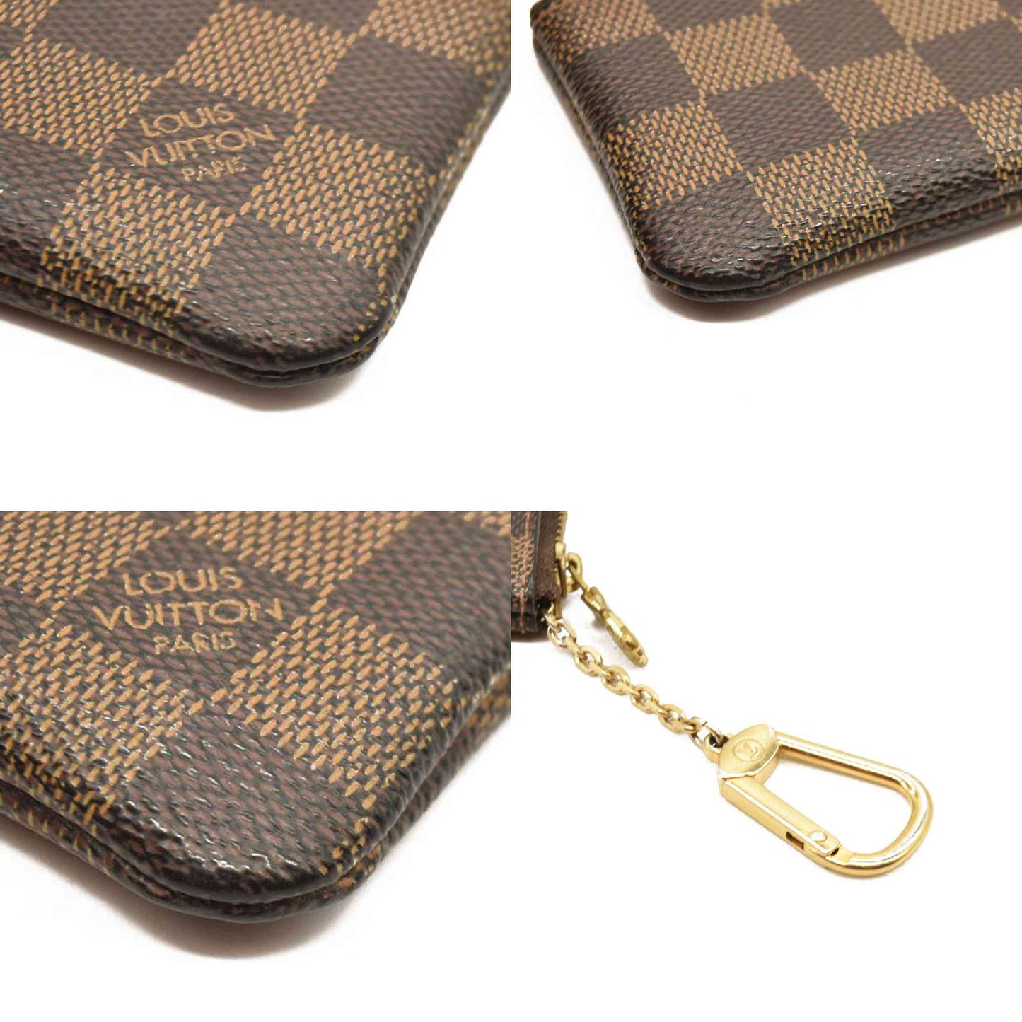 Louis Vuitton  Damier Ebene Key Pouch