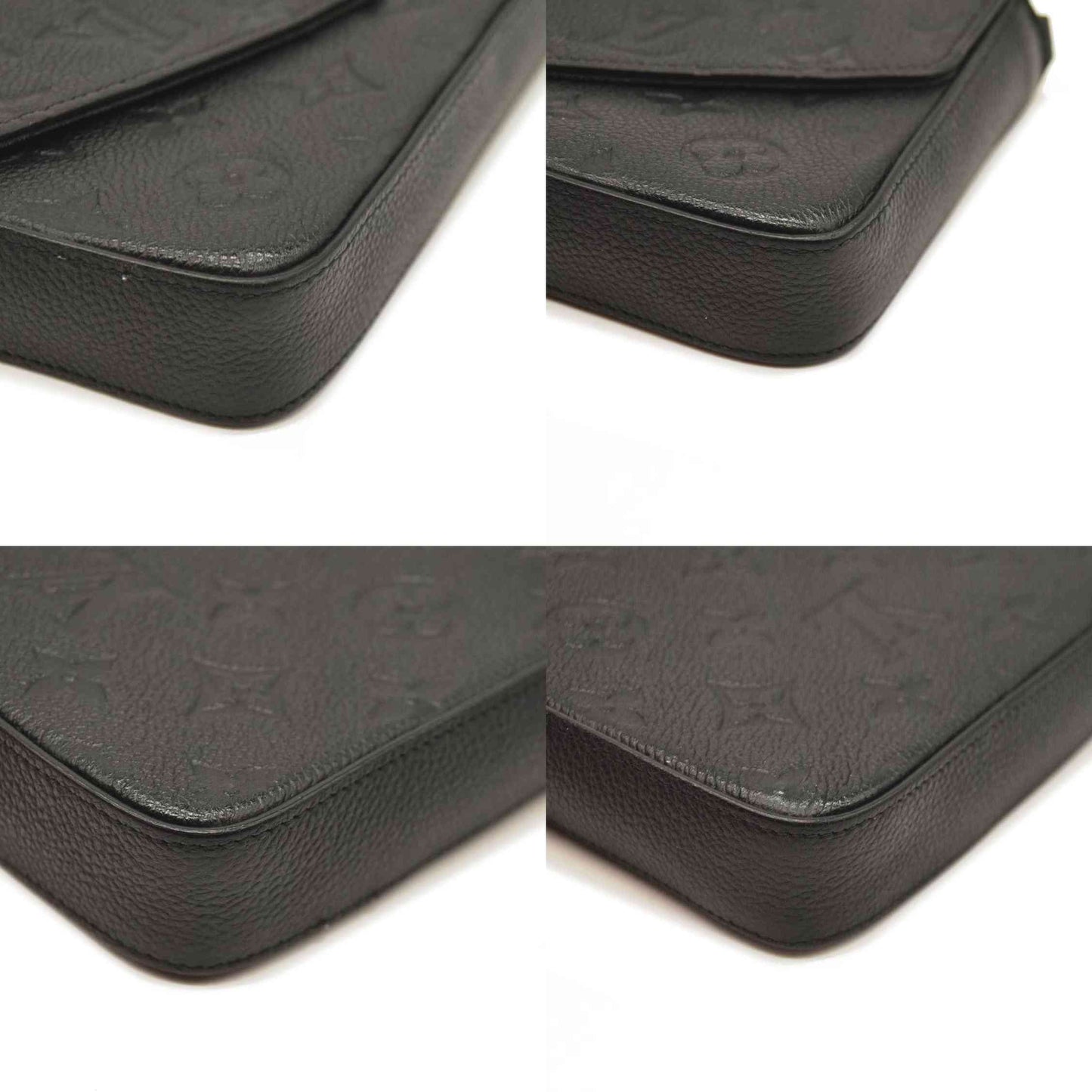 Louis Vuitton  Empreinte Pochette Felicie Chain Wallet Black  SP0148