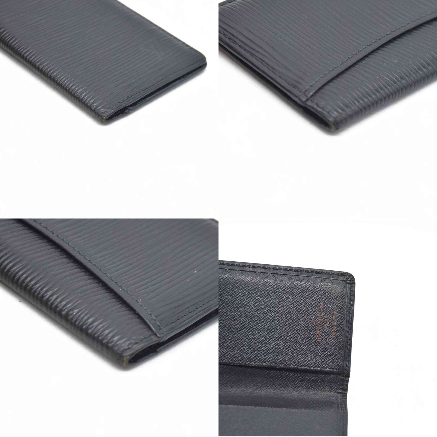 $505 LOUIS VUITTON Epi Organizer de Poche Card Case