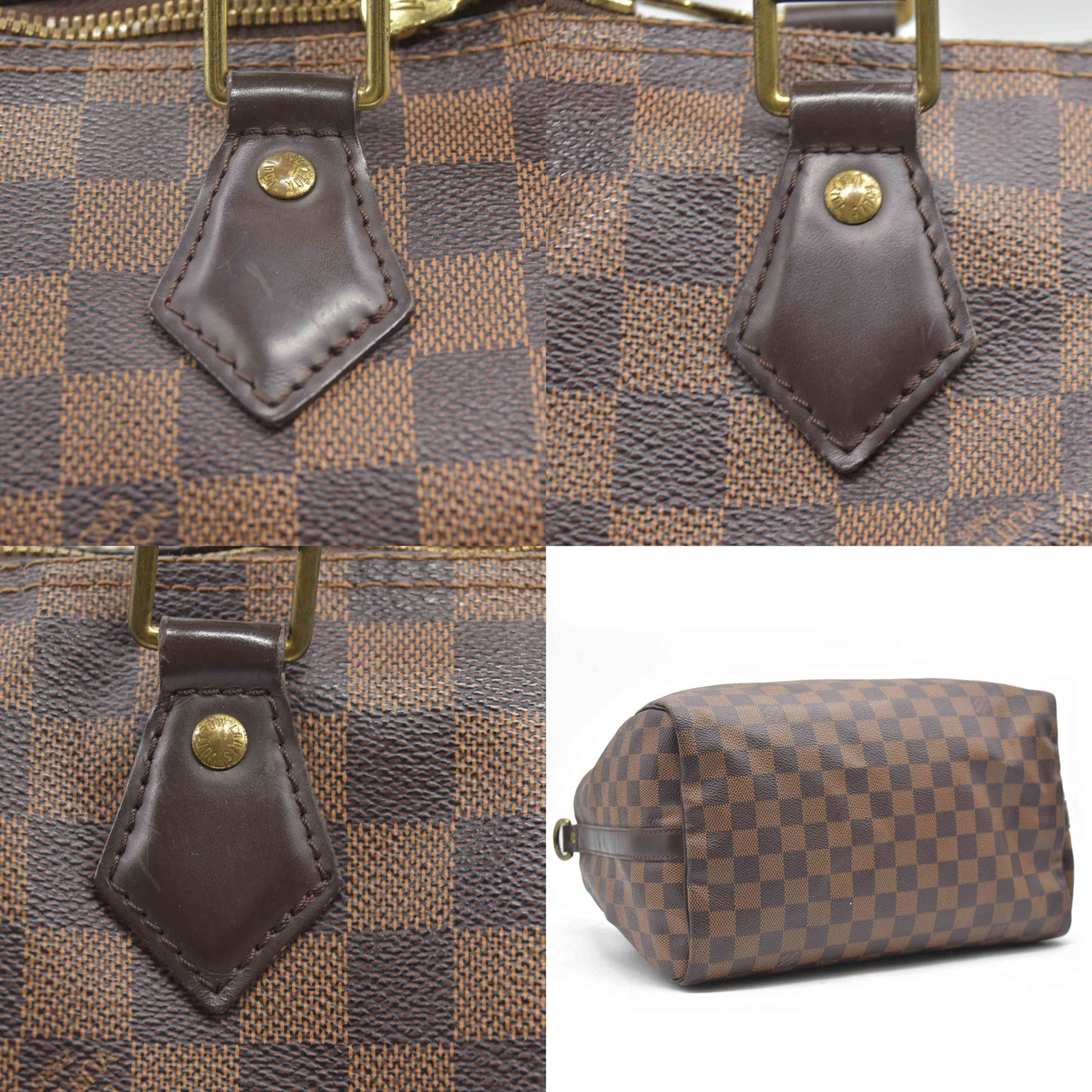 $1980 Louis Vuitton  Damier Ebene Speedy Bandouliere 30 2014 MB5114