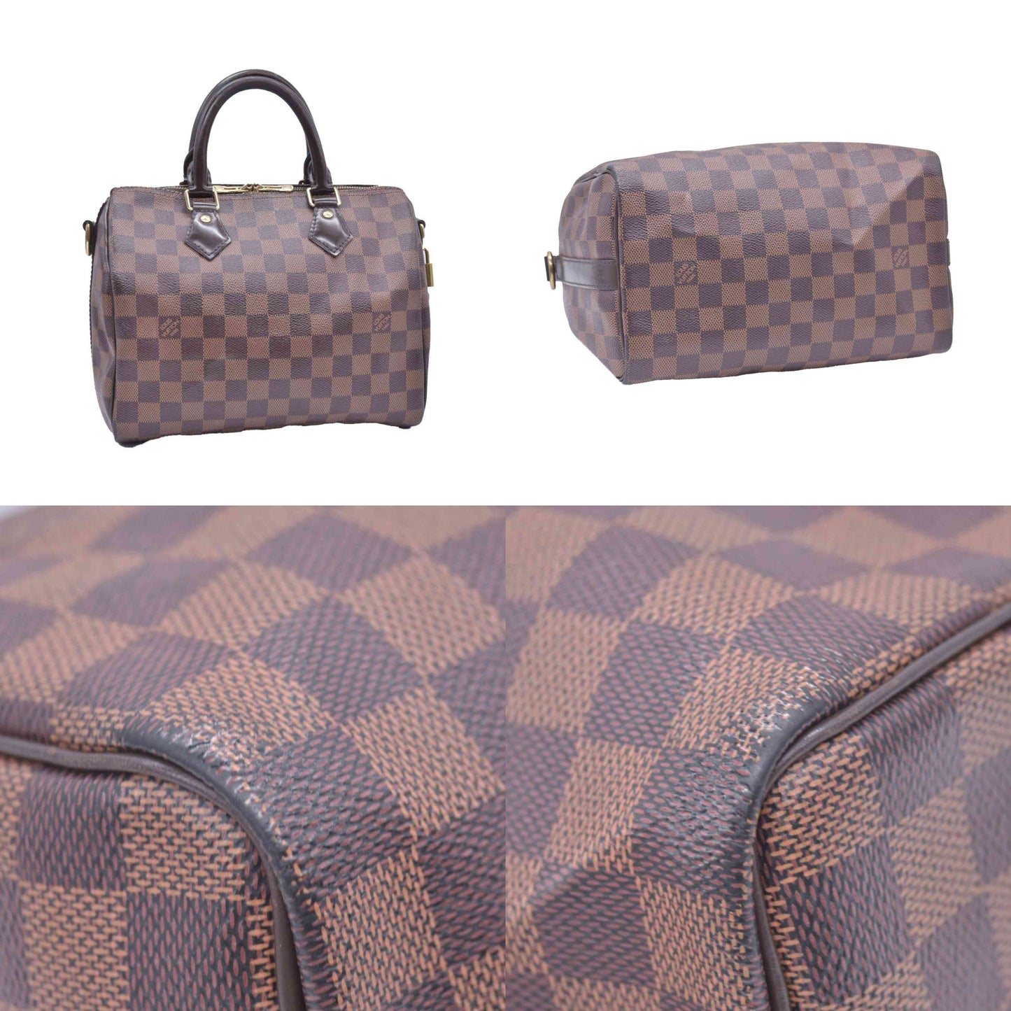 $1980 2020 Louis Vuitton Damier Ebene Speedy Bandouliere 25 AA1220