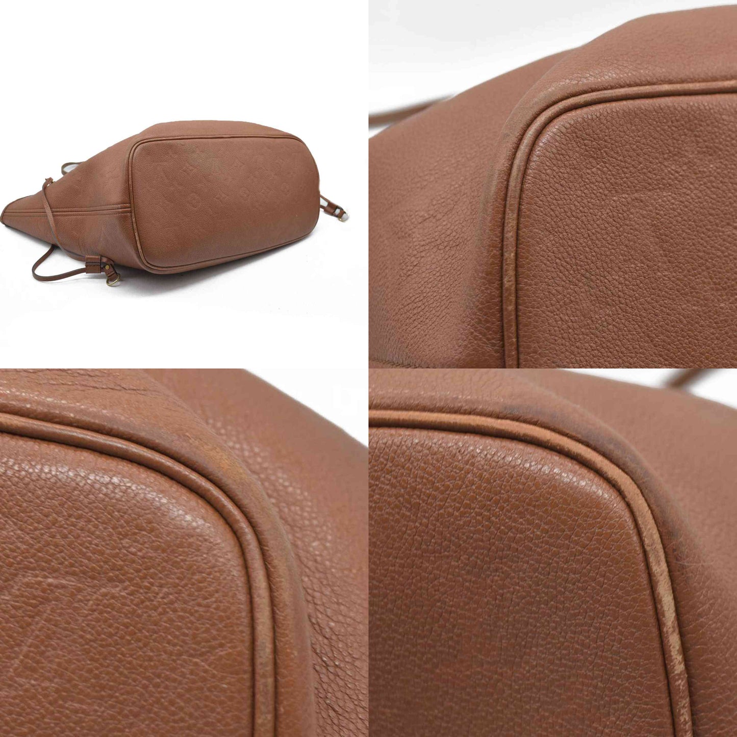 Louis Vuitton Empreinte Monogram Giant Neverfull MM Cognac