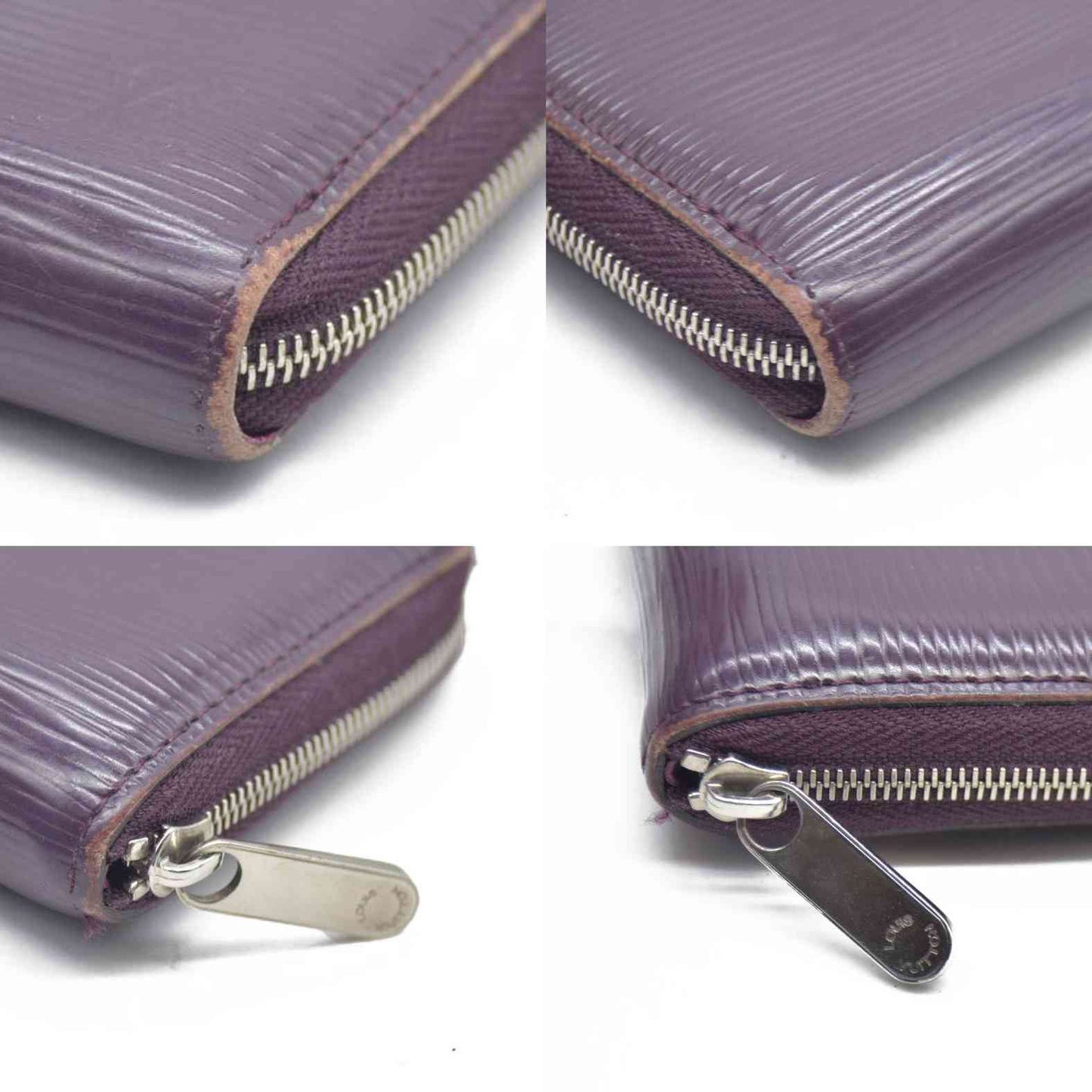 AUCTION $740 Louis Vuitton  Epi Zippy Coin Purse Cassis