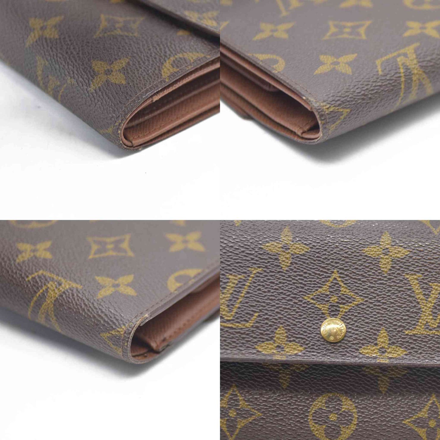 Louis Vuitton Monogram Porte Tresor Etui Papiers Wallet SP1909