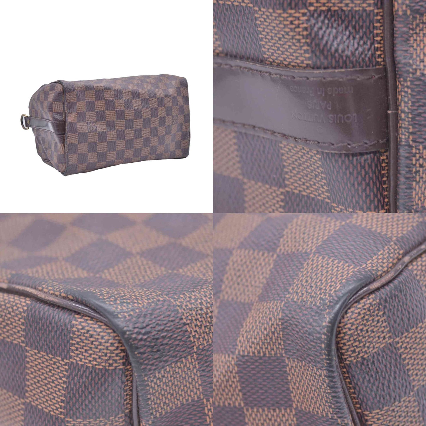 $1980 2016 Louis Vuitton Damier Ebene Speedy Bandouliere 25 CT3186