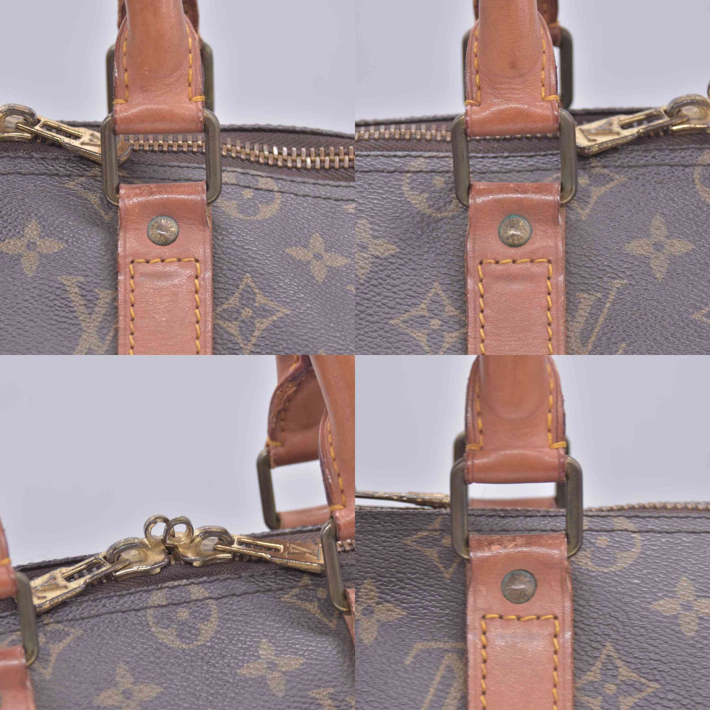 $1420 1986 Louis Vuitton Monogram Duffle Boston Bag Keepall 45 VI862