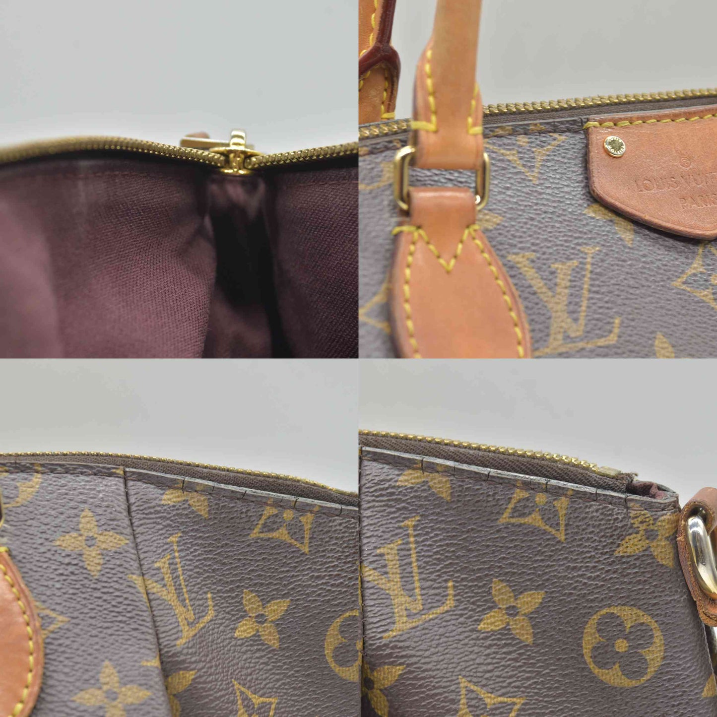 $1540 2015 Louis Vuitton Turenne MM Monogram FL1105