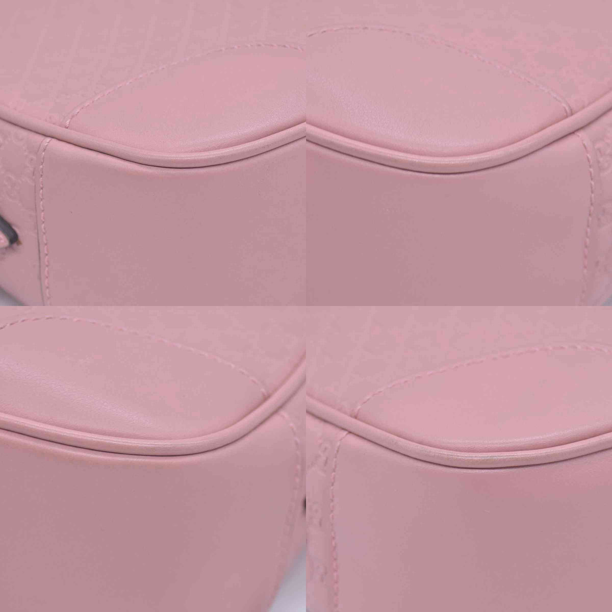 $1290 Gucci Microguccissima Bree Crossbody Pink CONSIGNMENT 10021173