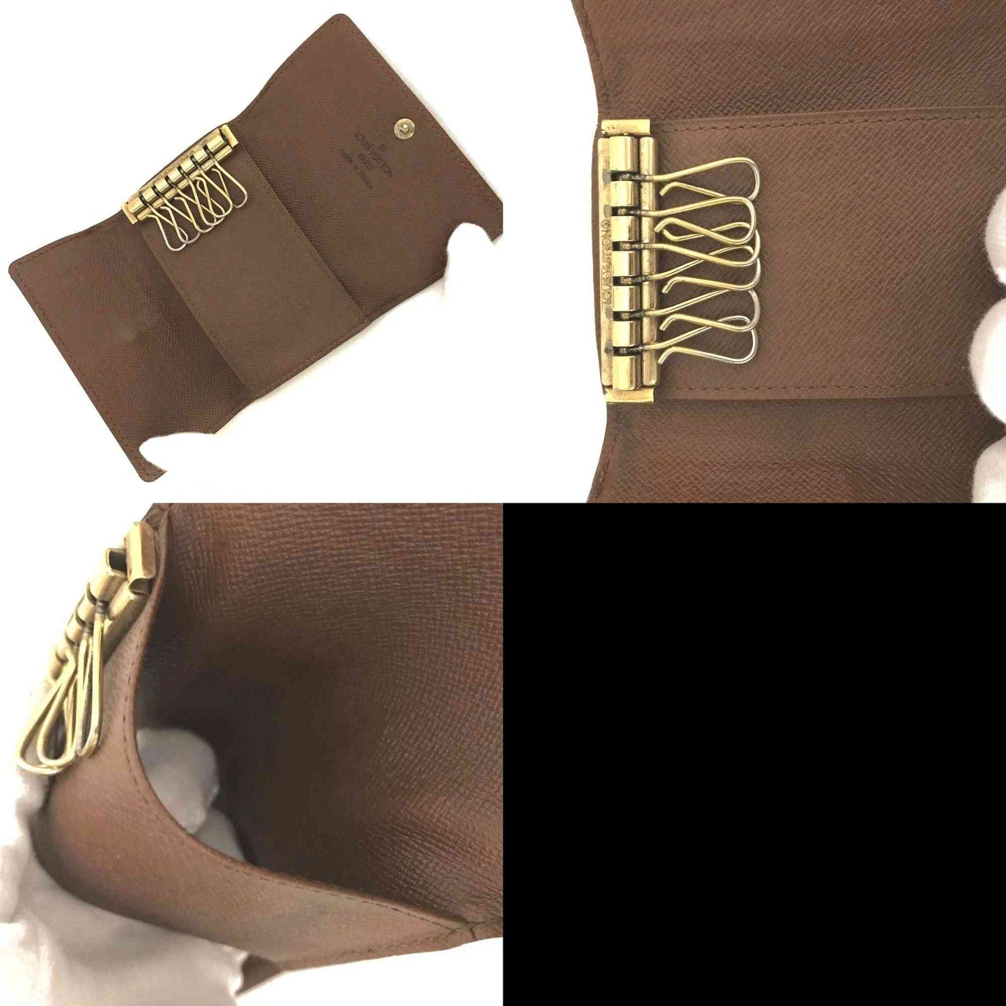 Louis Vuitton Monogram Multicles 6 Ring Key Case Brown CT1023