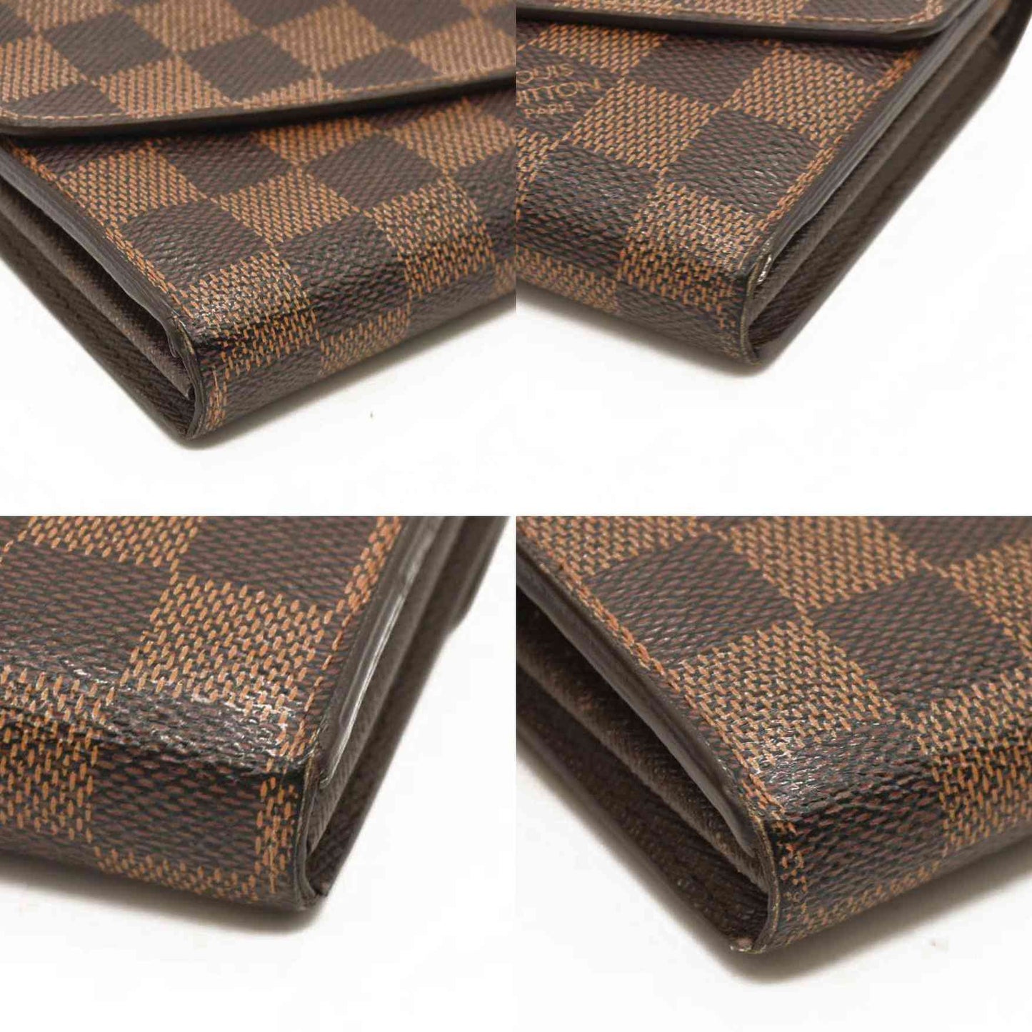 LOUIS VUITTON Damier Ebene Sarah Wallet NM CA4134