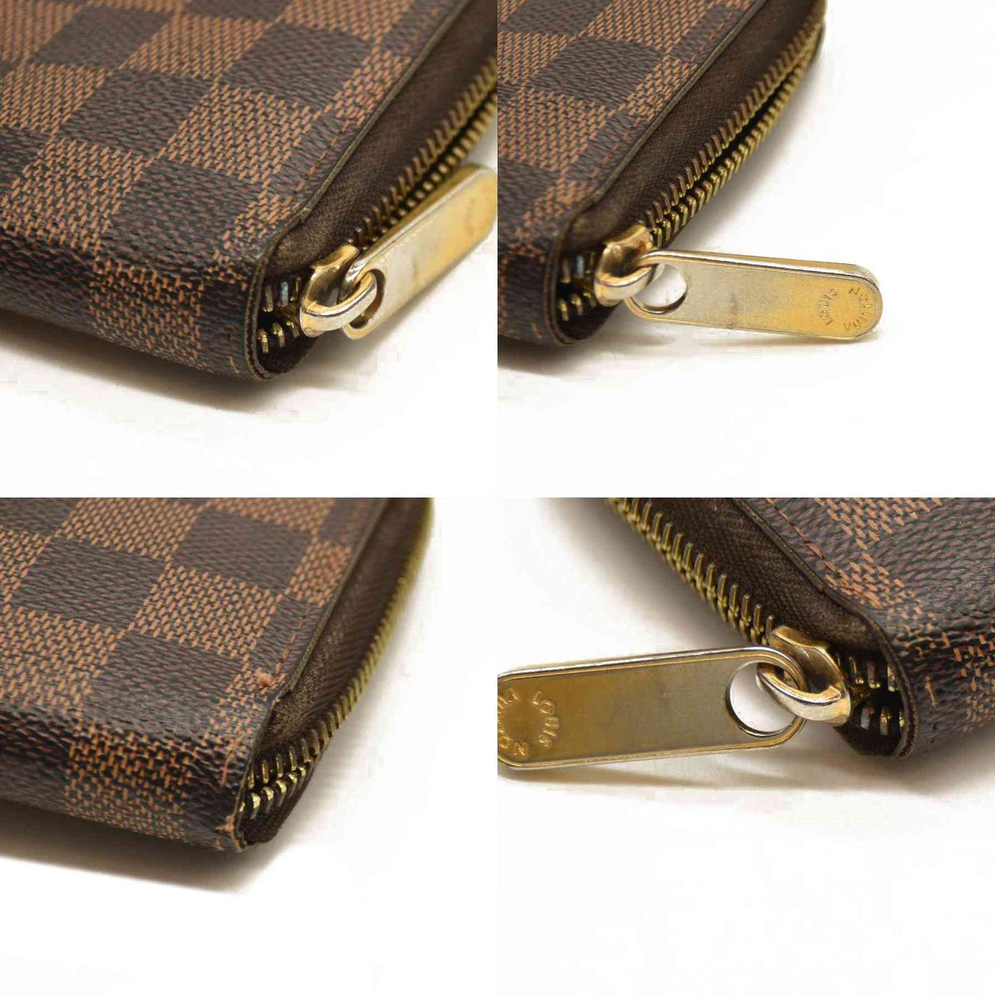 Louis Vuitton  Damier Ebene Zippy Wallet CA3049