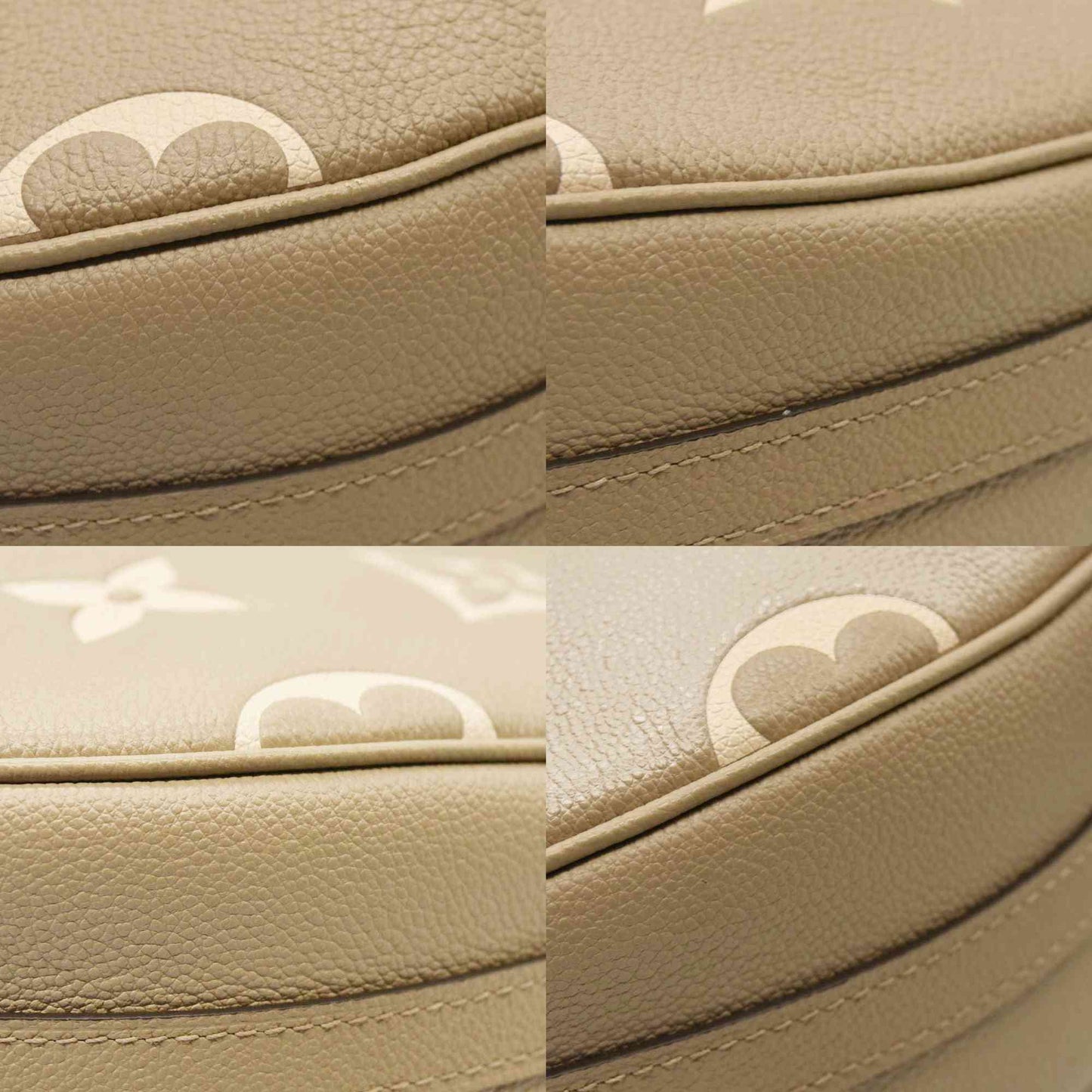 Louis Vuitton  Empreinte Monogram Giant Loop Hobo Dove Gray Cream