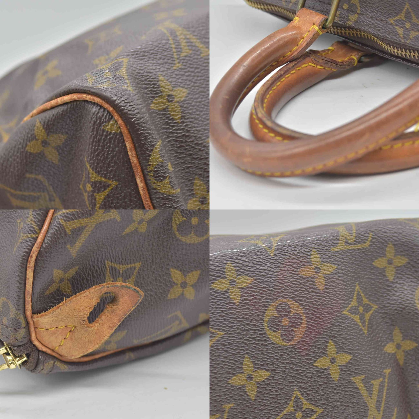 $1490 1990 Louis Vuitton Monogram Speedy 25 MI1920