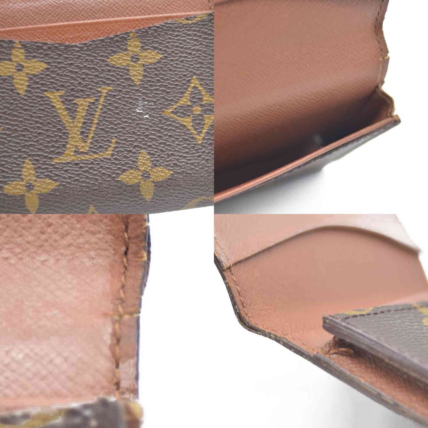 LOUIS VUITTON Monogram Enveloppe Carte de Visite Card Case Wallet