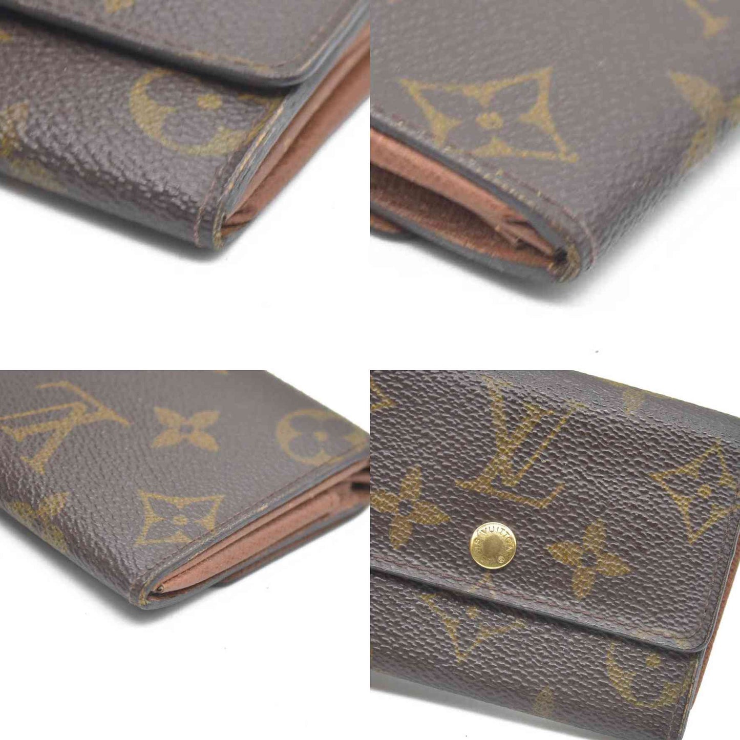 Louis Vuitton Monogram Porte-Monnaie Plat Coin Purse MI1919