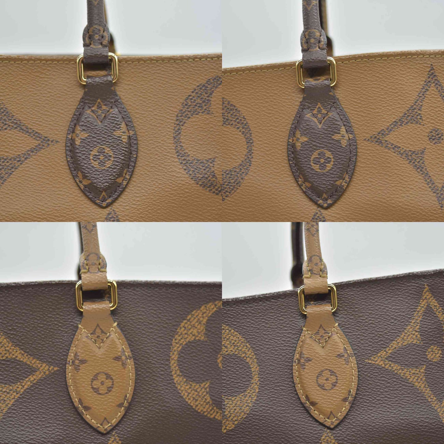 $3555 2020 Louis Vuitton Reverse Monogram Giant Onthego GM FL0230