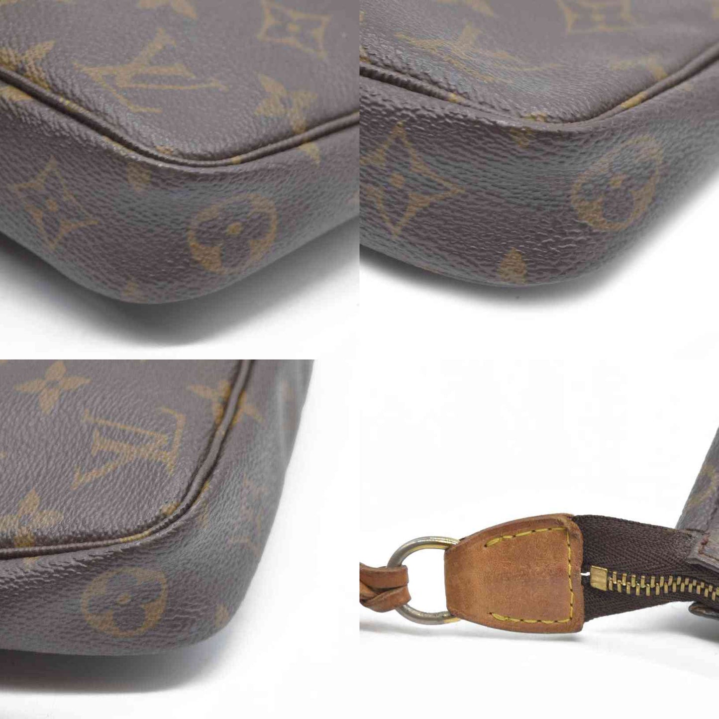 AUCTION $1290 Louis Vuitton Monogram Pochette Accessories CA0030