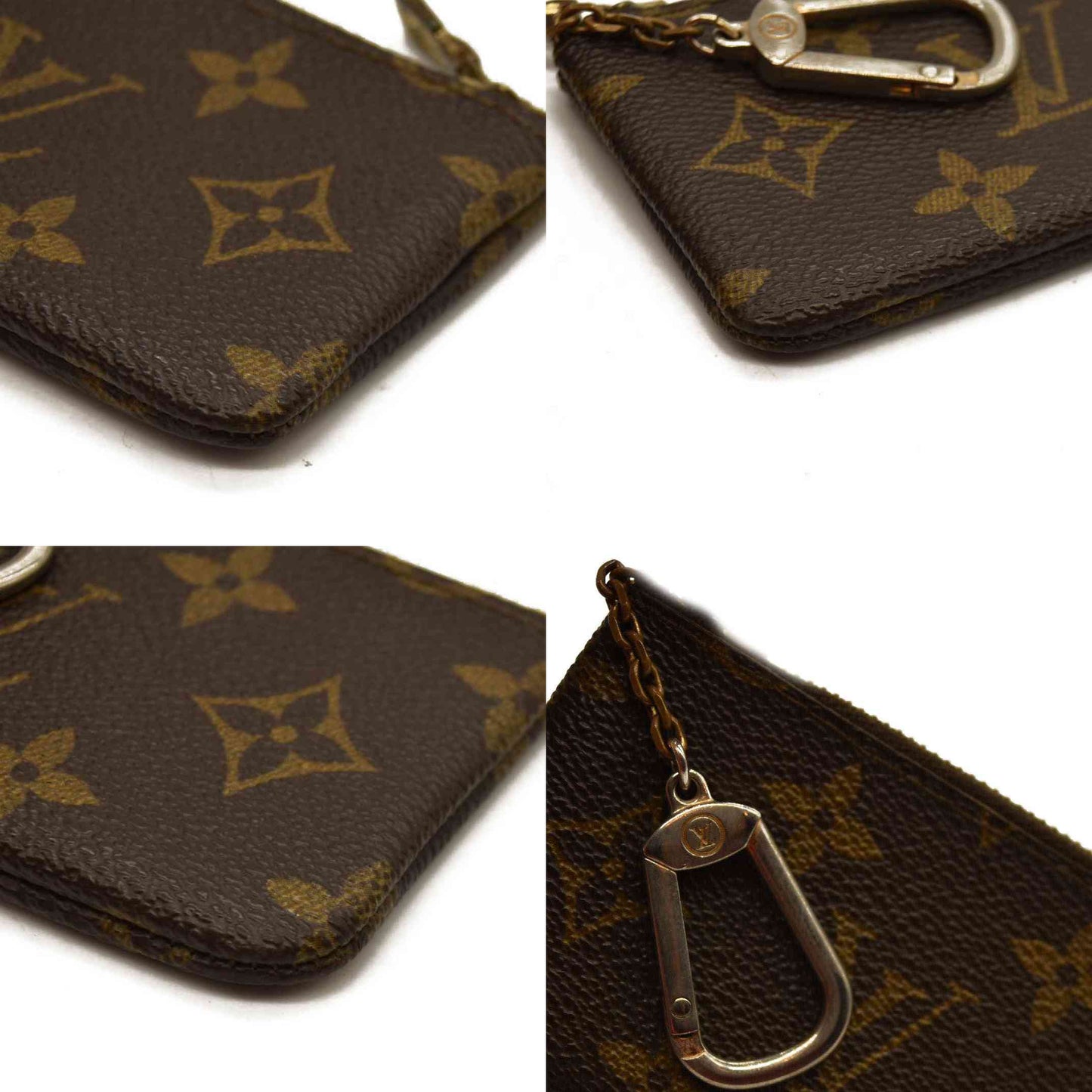 Louis Vuitton  Monogram Key Pouch 882ET