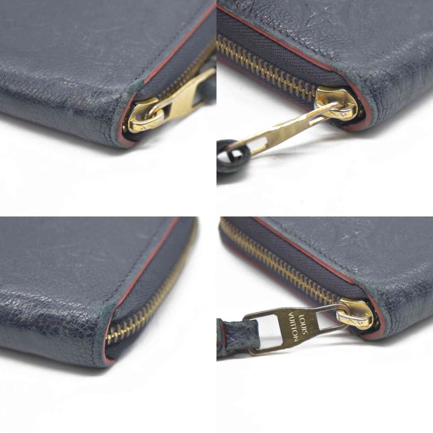 Louis Vuitton  Empreinte Zippy Wallet Marine Rouge $1170