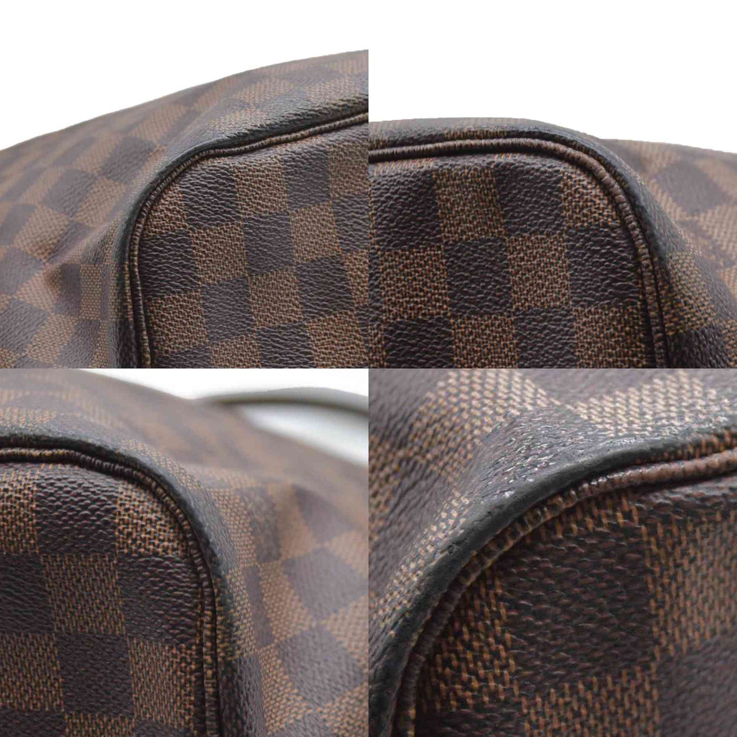 $2170 Louis Vuitton Damier Ebene Neverfull