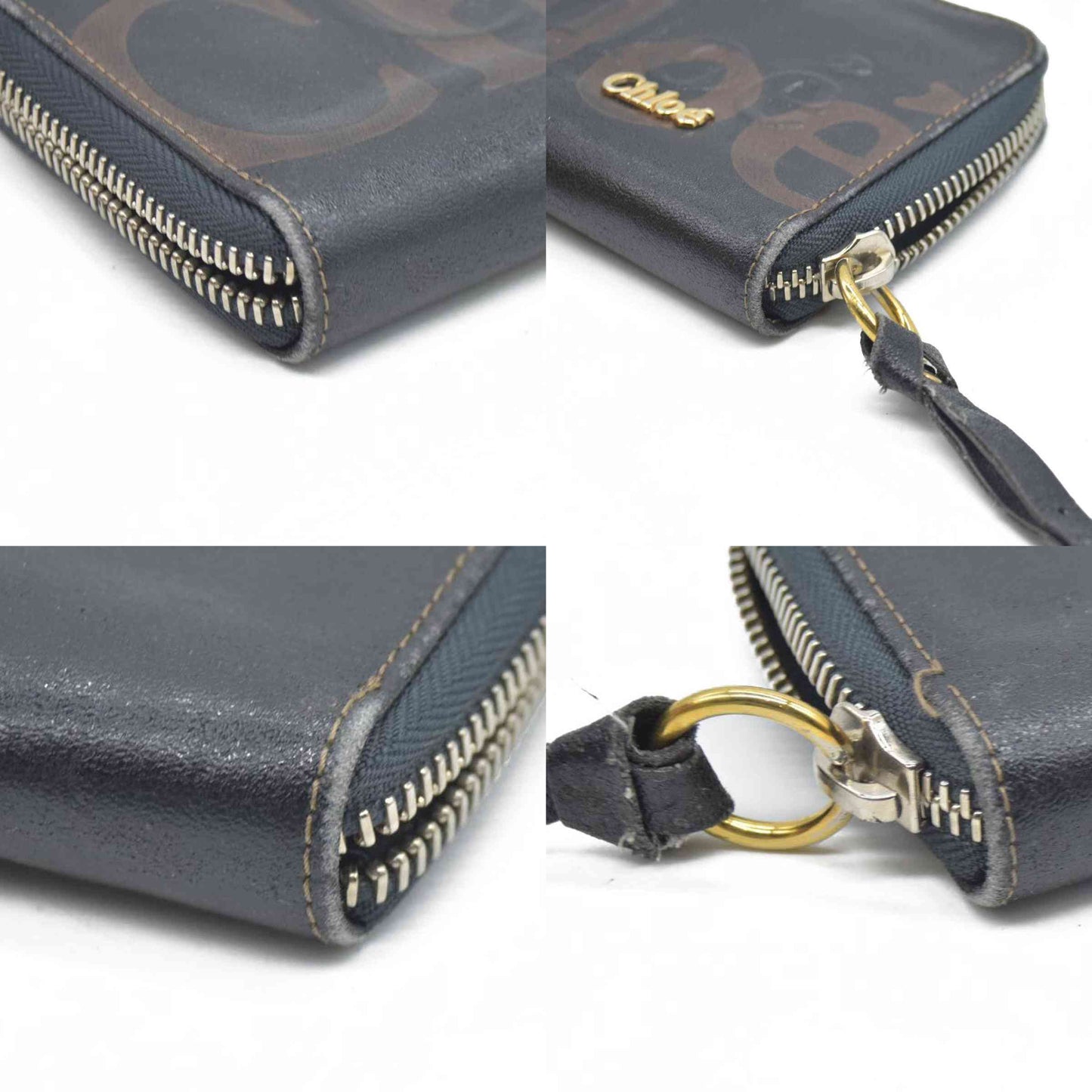 Chloe  Leather Eclipse Zipped Wallet