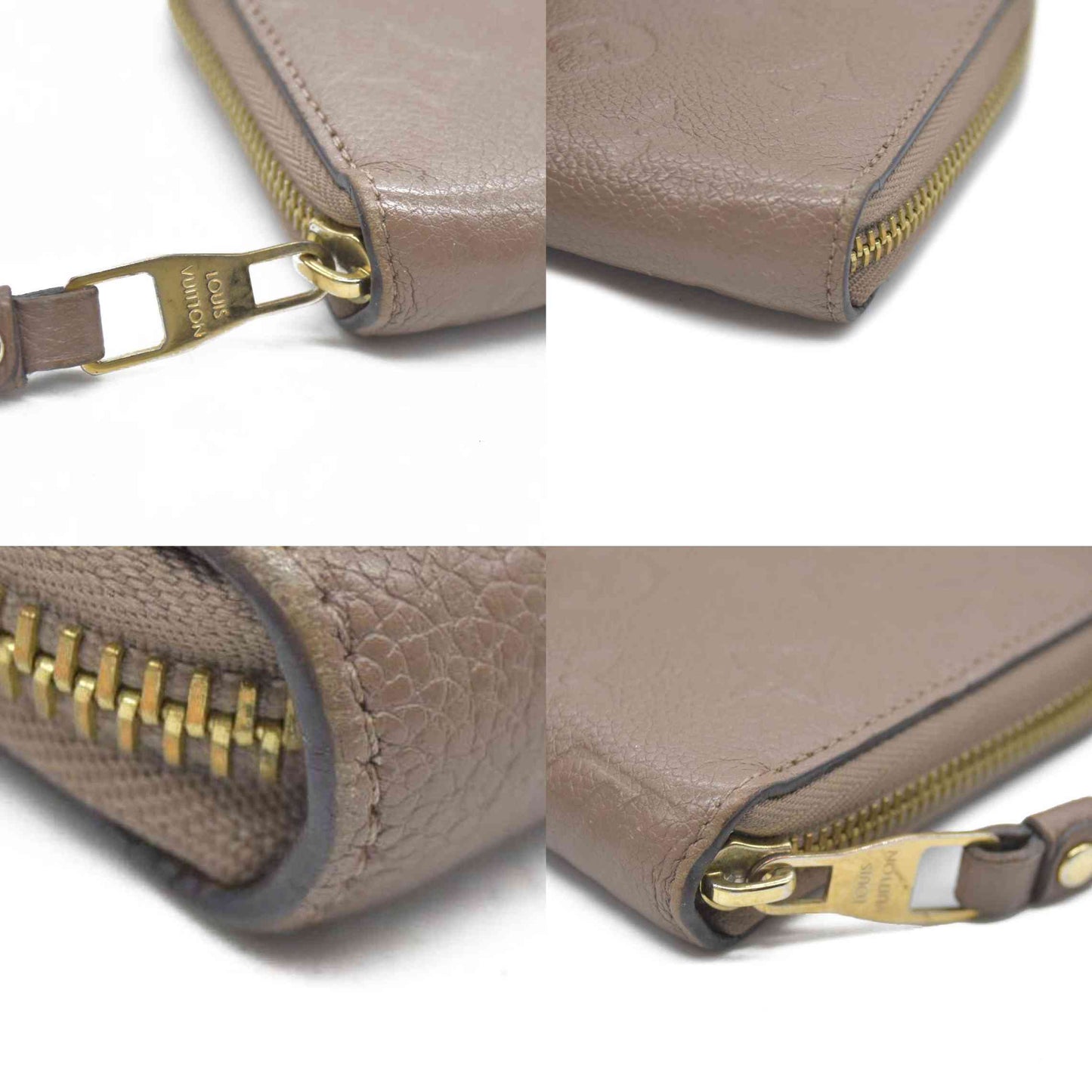 Louis Vuitton Monogram Empreinte Leather Zippy Zip Around Long Wallet SP2185