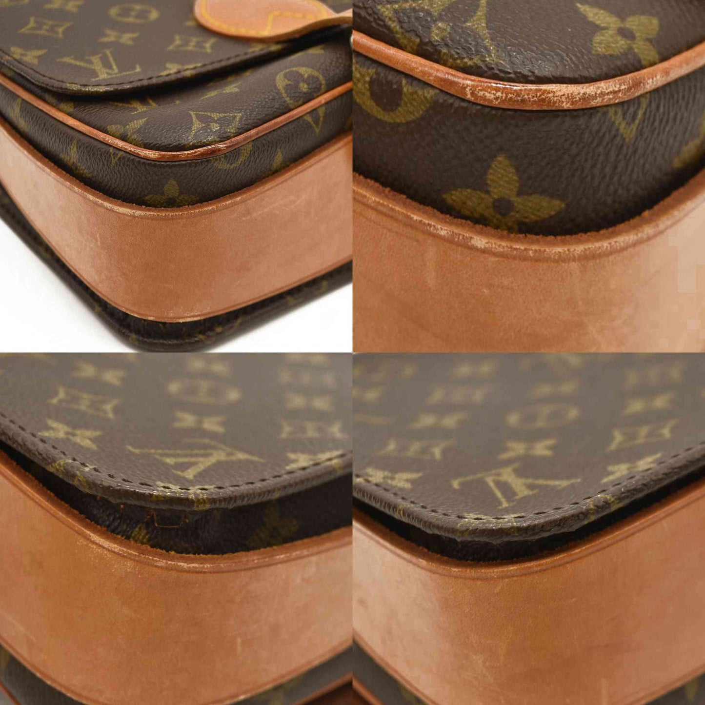 LOUIS VUITTON Monogram Cartouchiere 22  832