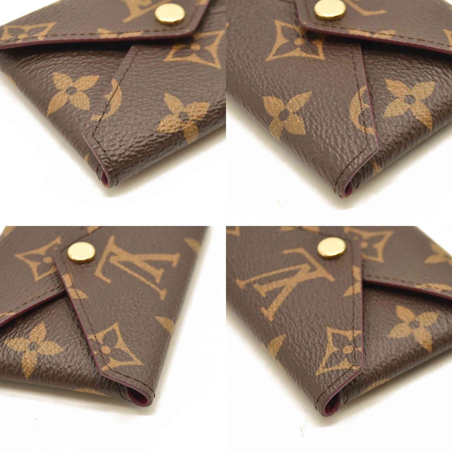 USED Louis Vuitton Monogram Small Kirigami Pochette Insert Fuchsia
