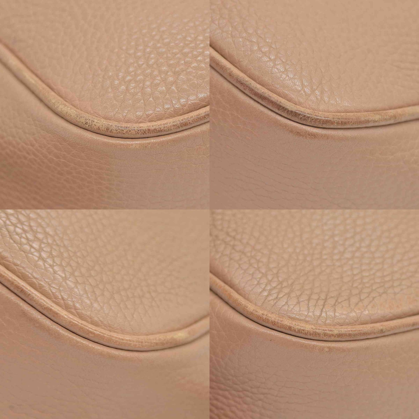 $1490 Gucci Interlocking G Soho Disco Beige