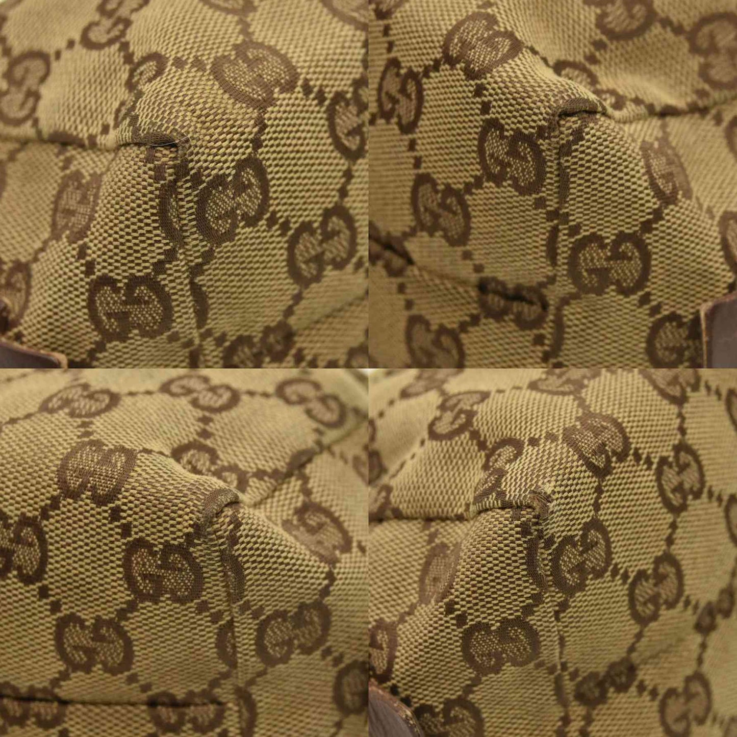 Gucci  Monogram Large Cosmetic Case Brown 29595 203887