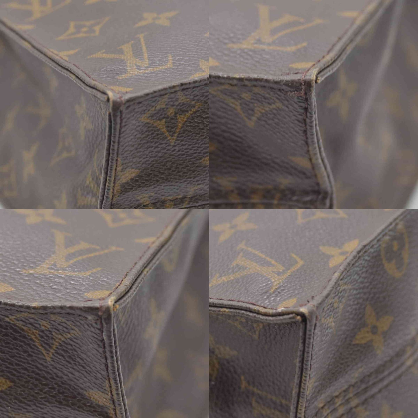 $1340 Louis Vuitton LV Hand Bag Sac Plat Brown Monogram