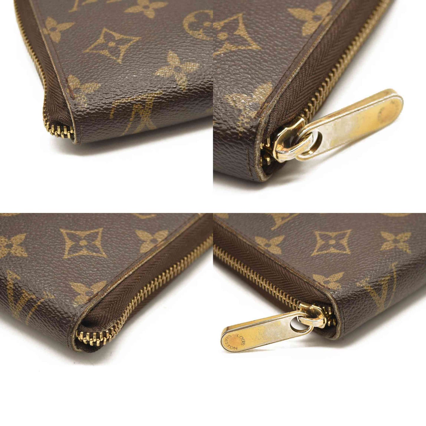 LOUIS VUITTON Monogram Zippy Wallet Organizer  VI0079