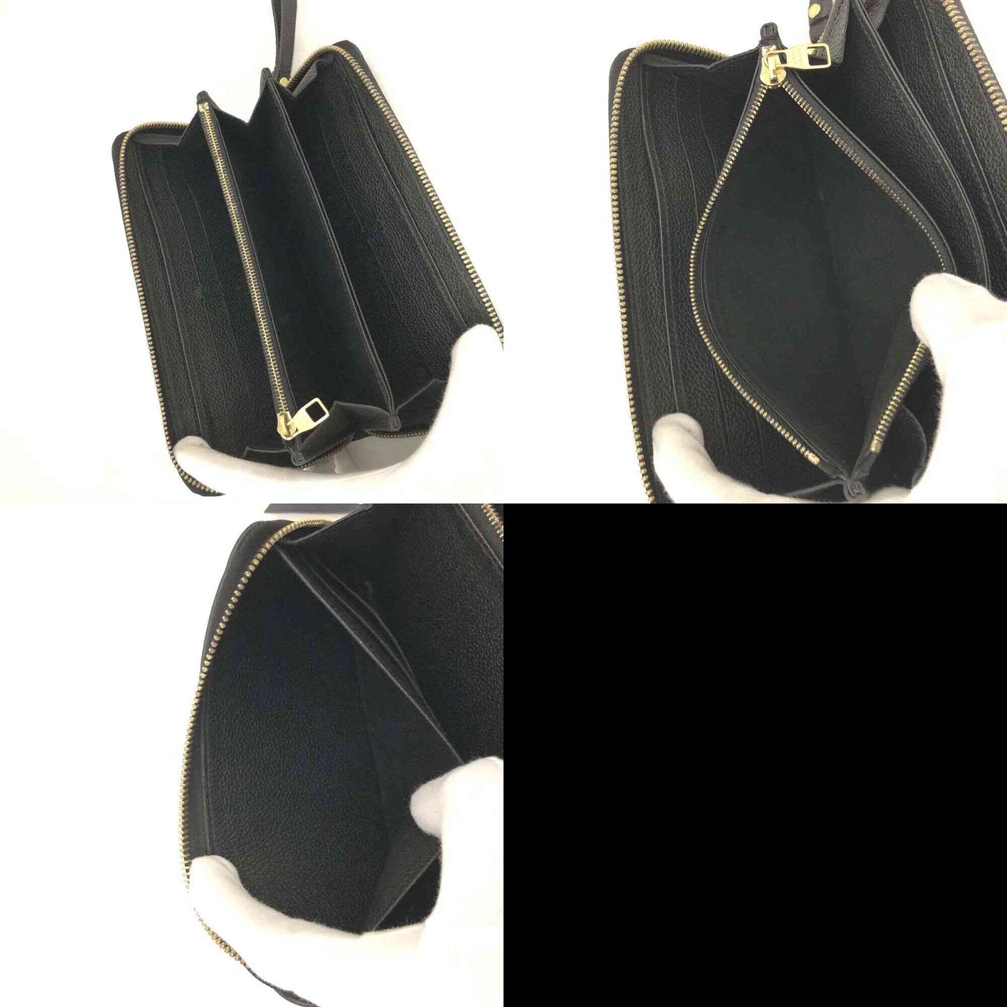 Louis Vuitton  Empreinte Zippy Wallet Black SP0156