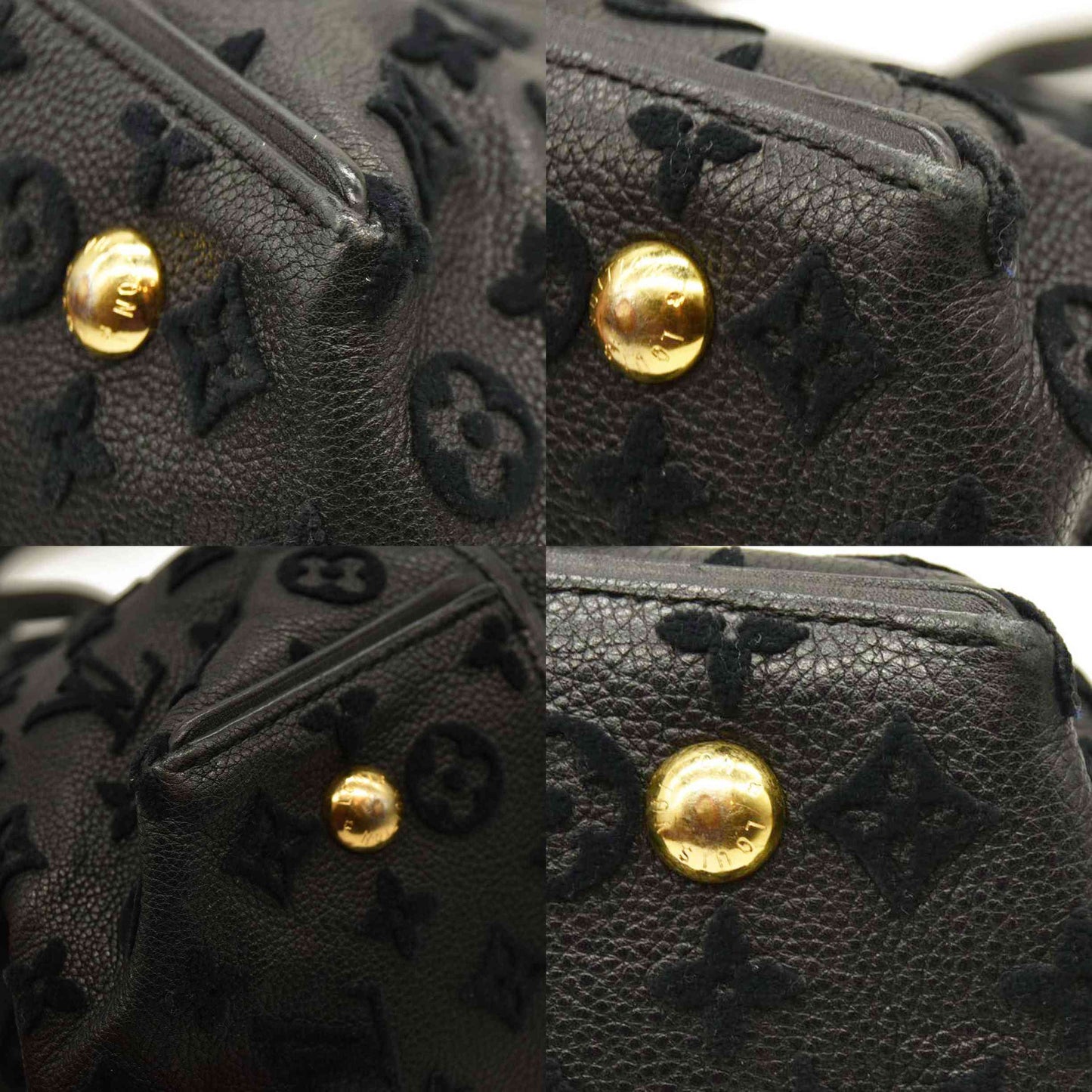 Louis Vuitton  Veau Cachemire Tote W PM Black TR0165