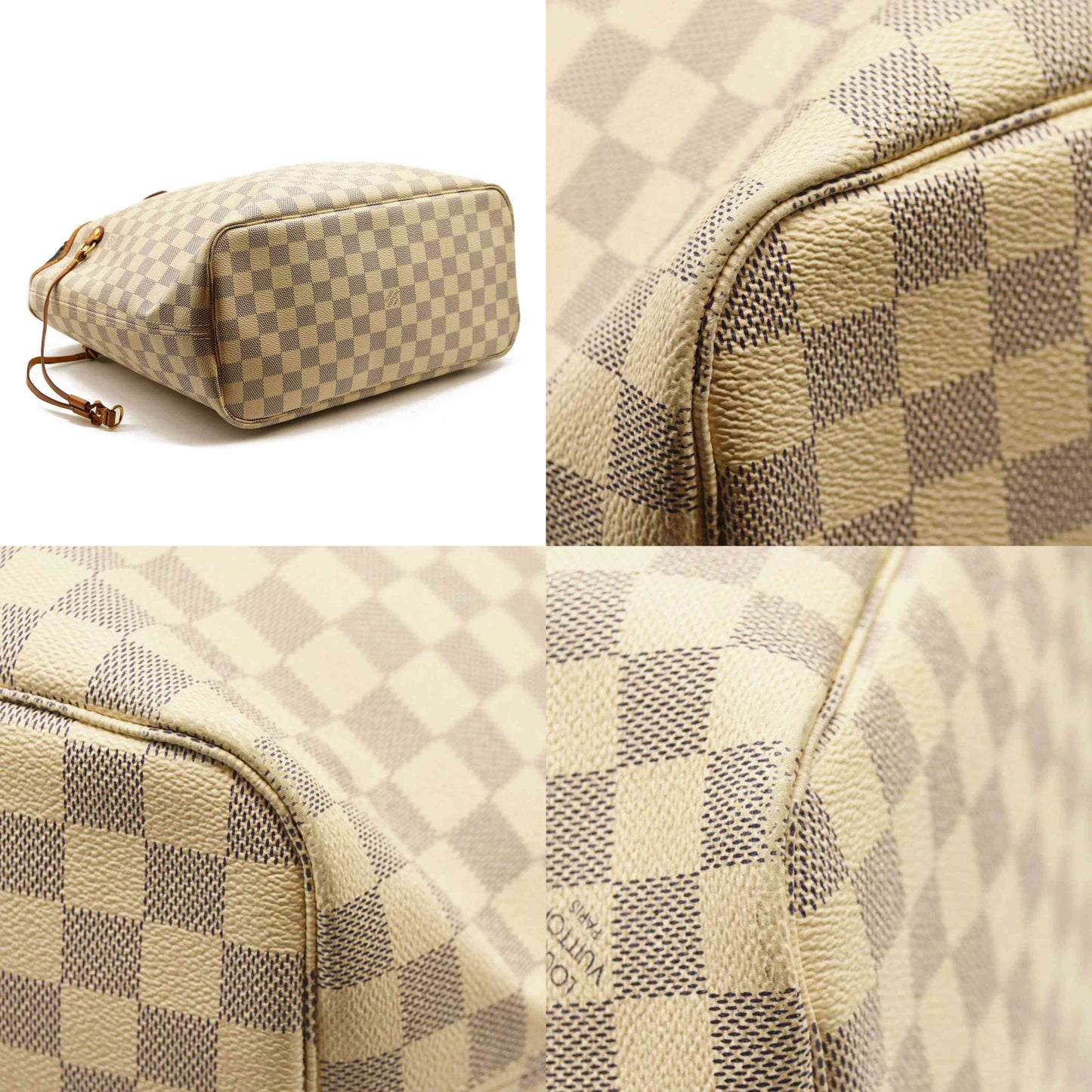 LOUIS VUITTON  Damier Azur Neverfull MM FL3166