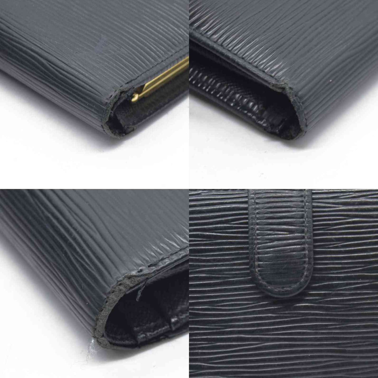 $905 LOUIS VUITTON Epi Porte Monnaie Billets Viennois Wallet