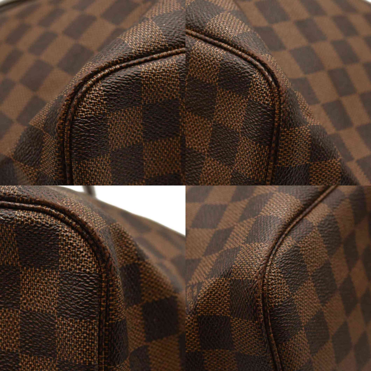 Louis Vuitton  Damier Ebene Neo Neverfull MM Rose Ballerine