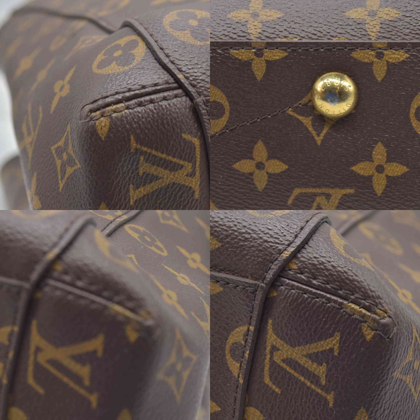 $2620 2015 LOUIS VUITTON  Monogram Montaigne GM TR1155