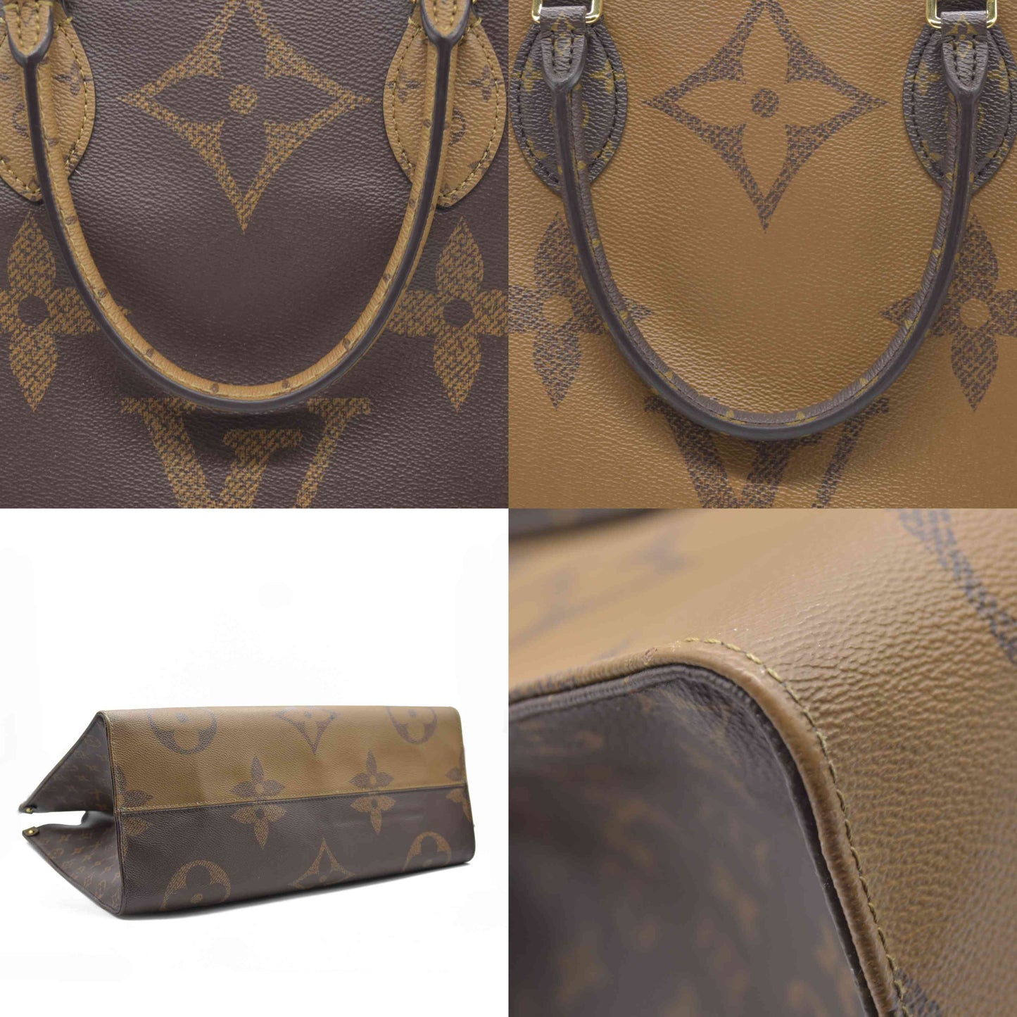 $3450 Louis Vuitton Reverse Monogram Giant Onthego GM