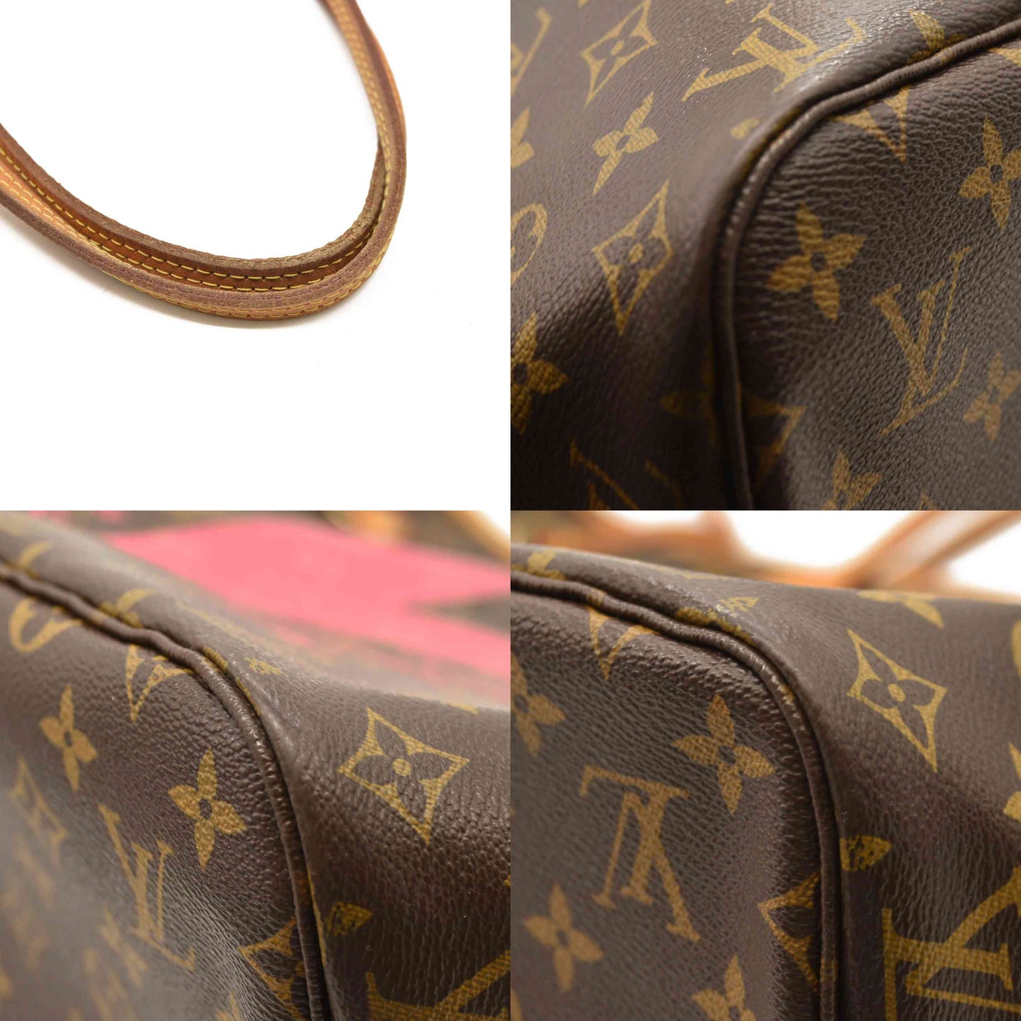 Louis Vuitton Monogram V Neverfull MM Grenade with Pouch CA1125