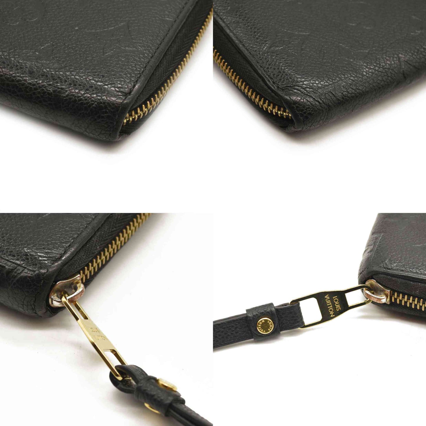 LOUIS VUITTON Empreinte Secret Long Wallet Black TN4115