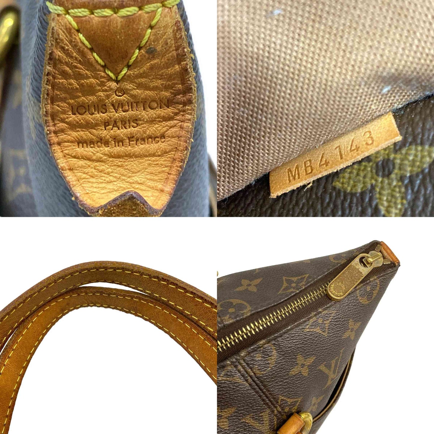 $1430 2013 LOUIS VUITTON Totally MM Monogram Monogram Shoulder Bag MB4143