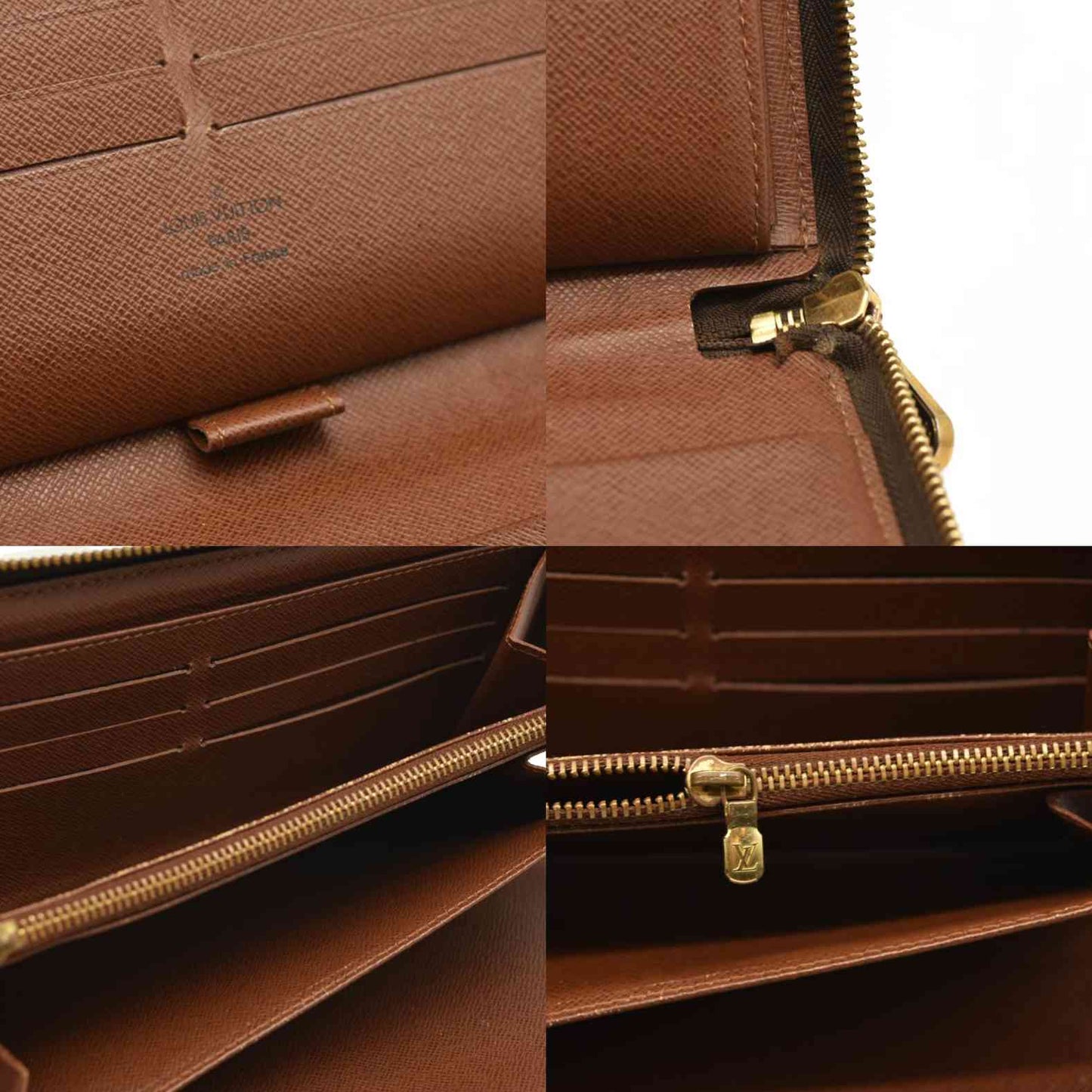 LOUIS VUITTON Monogram Zippy Organizer Wallet VI0076