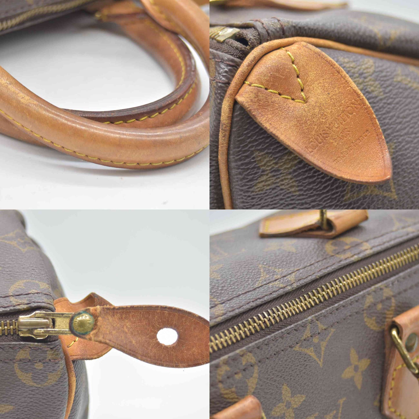 $1490 1989 Louis Vuitton Monogram Speedy 25 MI8912