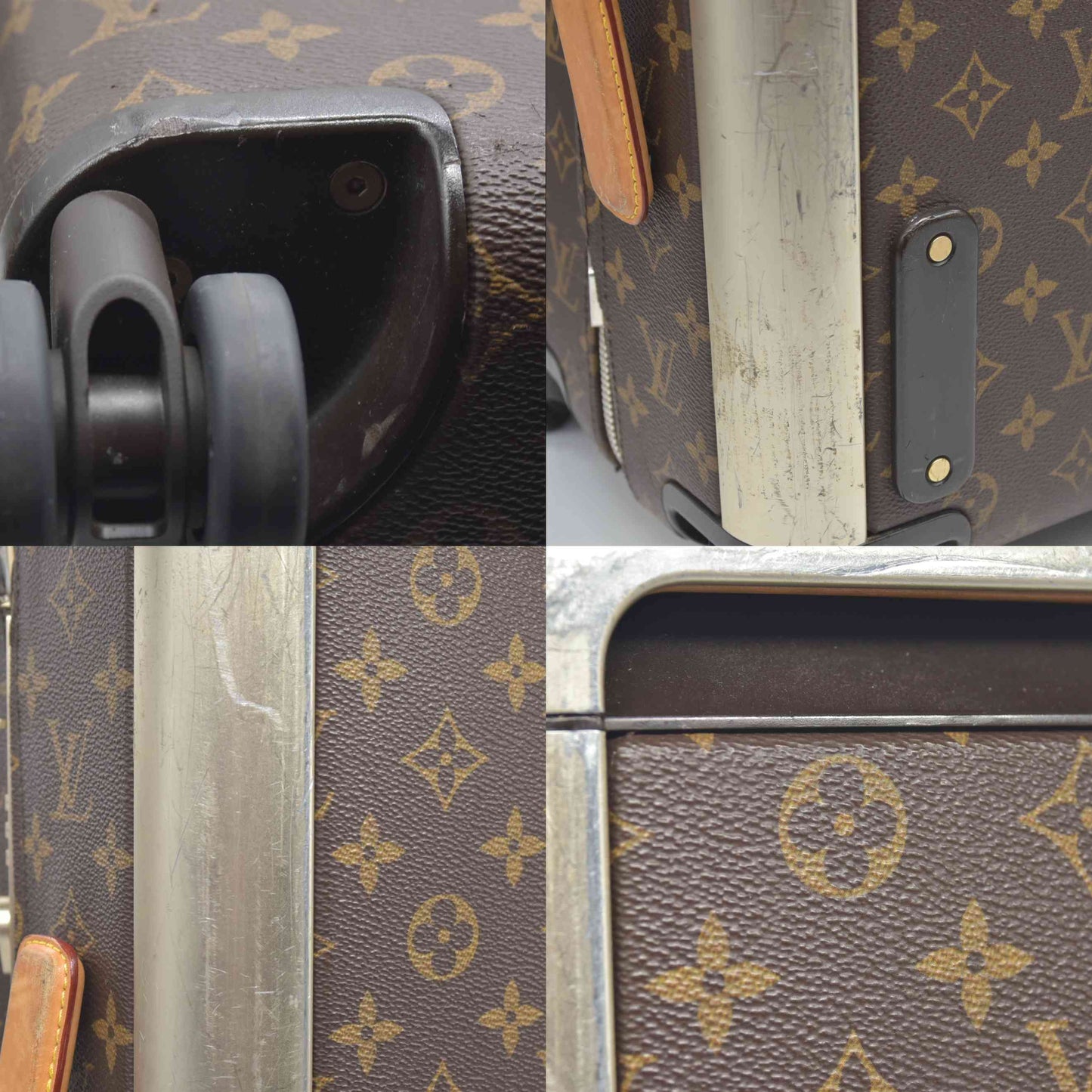 $3450 Louis Vuitton Horizon 50 Monogram Carry On Suitcase